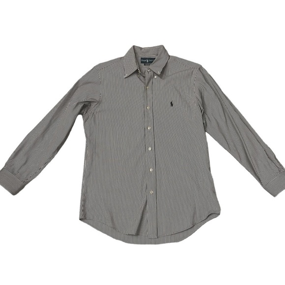 RALPH LAUREN | Striped Custom Fit Shirt | Size 15.5 Neck - Picture 1 of 10